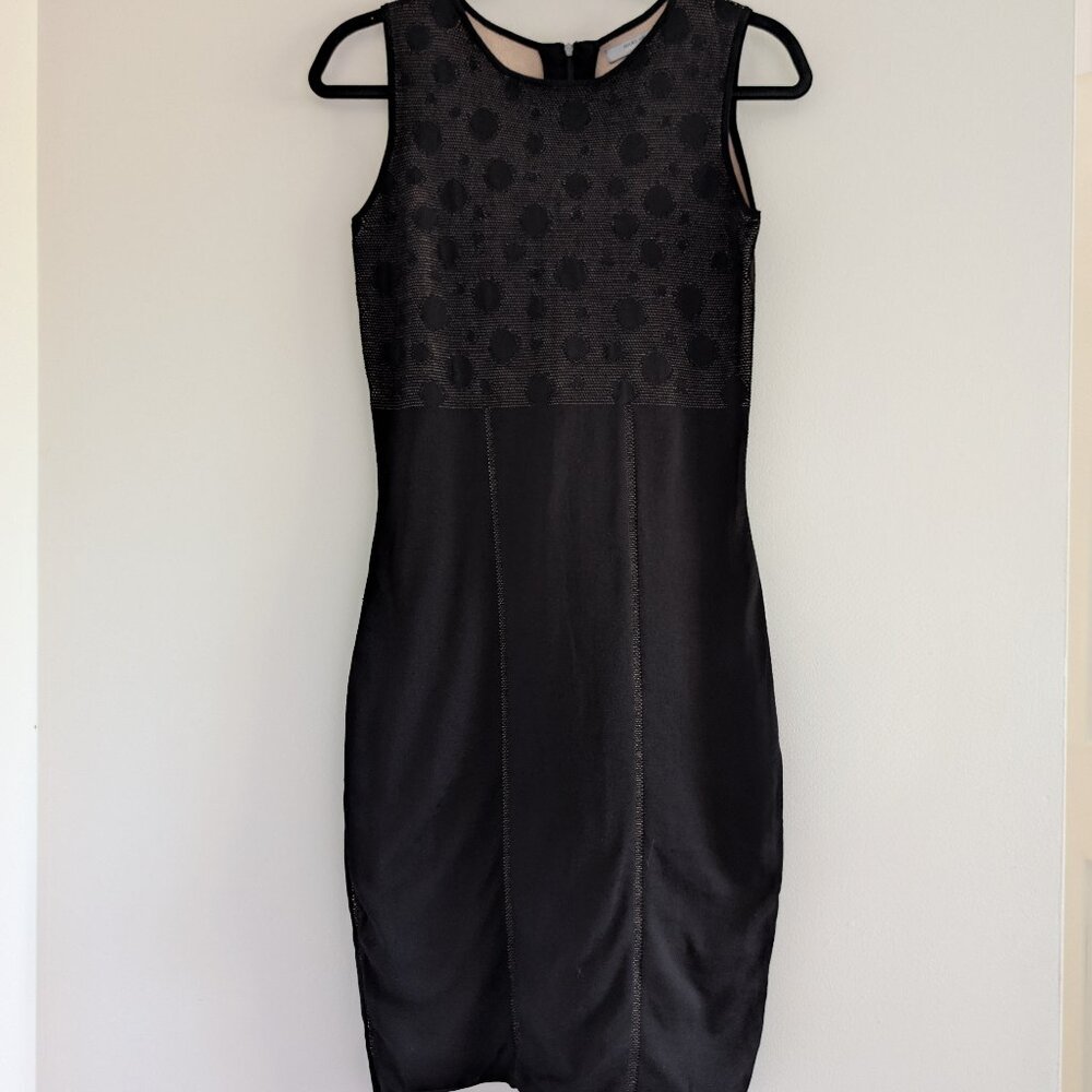 Marc New York Andrew Marc black sheath dress